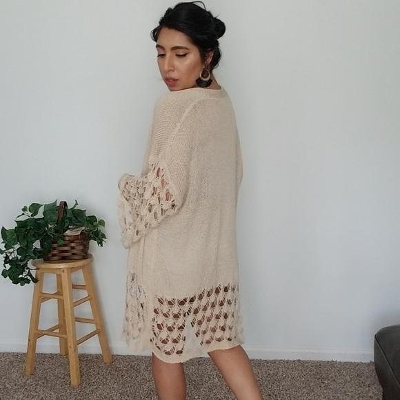 LAST ONE| BOHEMIAN MERMAID SAND CARDIGAN - Picture 3 of 7